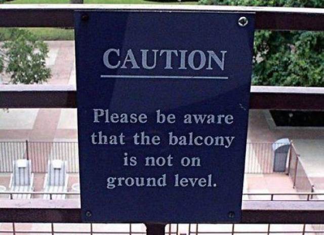 Description: Funny-captain-obvious-signs