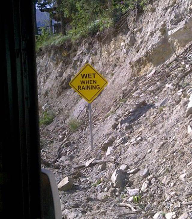 Description: Funny-captain-obvious-signs